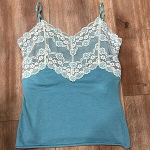 Y2K lace cami